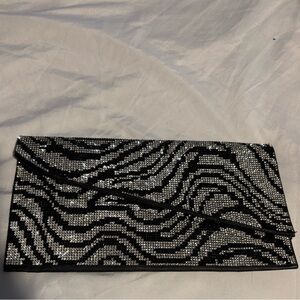 Elegant Black and Silver Women's Bag